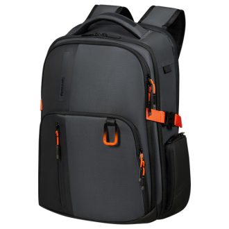   SAMSONITE Notebook hátizsák 142144-A574, BIZ2GO BACKPACK 15.6" DAYTRIP GRAPHITE/APRICOT