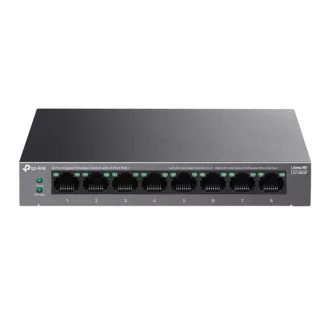 TP-LINK Switch 8x1000Mbps(8xPOE) Fémházas, LS108GP
