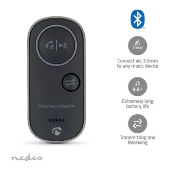 Nedis BTTC2500BK, bluetooth adó / vevő, akkumulátoros