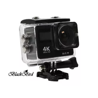 BLACKBIRD Akció Kamera 4K Wifi Magyar menü, Fekete