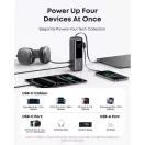 ANKER Powerbank Zolo 25000mAh, 165W, Beépített USB-C kábel behúzható, fekete - A1695H11