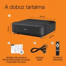 EPSON Projektor - Lifestudio Grand – EH-LS670B Metálfekete (3LCD, 4K Pro, 16:9, 3600 AL, 5 000 000:1, HDMI/USB/WiFi)