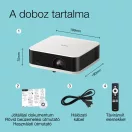 EPSON Projektor - Lifestudio Pop – EF-61W Gyémántfehér (3LCD, 1920x1080, 16:9, 700 AL, 5 000 000:1, HDMI/USB/WiFi)