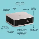 EPSON Projektor - Lifestudio Pop – EF-61R Rózsakvarc (3LCD, 1920x1080, 16:9, 700 AL, 5 000 000:1, HDMI/USB/WiFi)