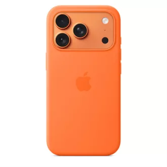 Apple iPhone 17 Pro Silicone tok, MagSafe – Orange