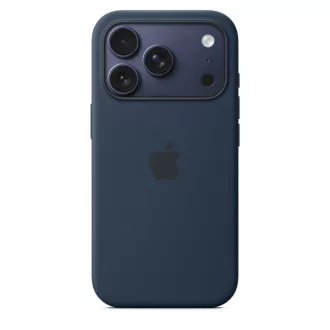 Apple iPhone 17 Pro Silicone tok, MagSafe – Midnight