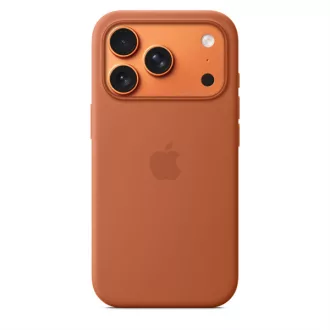Apple iPhone 17 Pro Silicone tok, MagSafe – Terra Cotta
