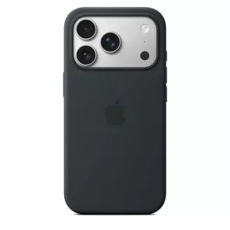 Apple iPhone 17 Pro Silicone tok, MagSafe – Black