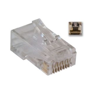   DELTA Moduláris dugó 8P8C, UTP patch kábelre - Cat.5e (100db/csomag)