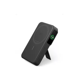   ANKER Vezeték Nélküli Powerbank, MagGo Powerbank, 10000mAh, 15W, 1xUSB-C 27W, EU, fekete -  A1654G11