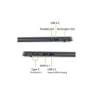 ACER Aspire A16-71M-77CC, 16" WUXGA, Intel Core Ultra 7 155H, 16GB, 1TB SSD, UMA, DOS, acélszürke