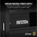 CORSAIR Tápegység Moduláris, RM1200e, 1200W, 14cm, ATX3.1, 80+ Gold