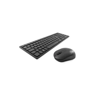   DELL Pro Compact Vezeték nélküli Billentyűzet + egér silent KM555 - UK (QWERTZ) - Fekete