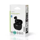 Nedis HPBT2450BK bluetooth fülhallgató (headset), ANC (aktív zajszűrés), üzemidő: 30 óra, töltőtok, beépített mikrofon