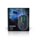 Nedis GMWD210BK gamer egér, 1200 / 1800 / 2400 / 3600 dpi | Állítható DPI | Gombok száma: 6 | Programozható gombok