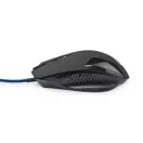 Nedis GMWD110BK gamer egér, 1200 / 2400 / 4800 / 7200 dpi | Állítható DPI | Gombok száma: 6 | Programozható gombok