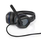 Nedis GHST410BK USB gamer headset, 7.1 térhatás, LED világítás, 2,1m kábel