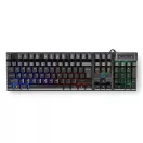 Nedis GCK51110BKUS gamer 5 az 1-ben készlet, Angol Billentyűzet, Headset, Egér, Egérpad és adapter kábel, QWERTY