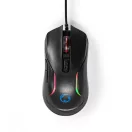Nedis GCK51110BKUS gamer 5 az 1-ben készlet, Angol Billentyűzet, Headset, Egér, Egérpad és adapter kábel, QWERTY