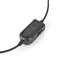Nedis GCK51110BKUS gamer 5 az 1-ben készlet, Angol Billentyűzet, Headset, Egér, Egérpad és adapter kábel, QWERTY