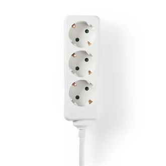   Nedis EXSO315F1WTB földelt 3 aljzatos elosztó, 1,5m, H05VV-F 3G1,5mm2, 3680 W | 16 A