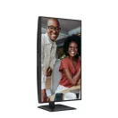 AOC IPS monitor 27" Q27E4U 2560x1440, 16:9, 350cd/m2, 4ms, HDMI/DisplayPort/4xUSB, hangszóró, 120 Hz, áll.mag., pivot