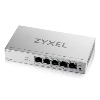   ZYXEL Switch 5x1000Mbps (4xPOE+), Fémházas Asztali, GS1200-5HPV3-EU0101F