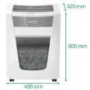 LEITZ Iratmegsemmisítő, IQ Office Pro P6+ IRATMEGSEMMISÍTŐ