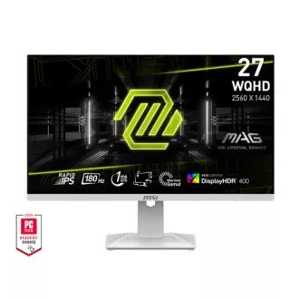  MSI Monitor GAMING MAG 274QRFW Rapid IPS 27" WQHD 2560x1440, 1000:1 CR, 300cd/m2, 1ms, 180Hz, DP, 2x HDMI, White