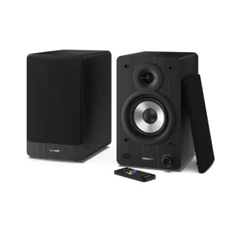   SHARP CP-SS30BK 2.0 Polchangszóró, 60W, USB/Bluetooth, Fekete