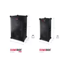 SHARP CP-LS200 SUMOBOX PRO nagy teljesítményű hordozható hangszóró, TRS/XLR/AUX/Bluetooth, 108dB