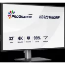 IIYAMA ProLite monitor, IPS, 31.5", 3840x2160, 16:9, 450 cd/m˛, 4ms, 3000:1, HDMI/DisplayPort/USB-C/RJ45