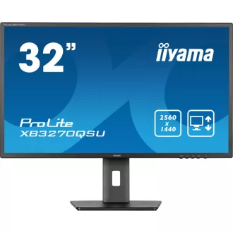   IIYAMA G-Master monitor, IPS, 31.5", 2560x1440, 16:9, 250 cd/m˛, 3ms, 1200:1, HDMI/DisplayPort/3xUSB
