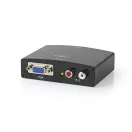 Nedis VCON3454AT (converter) VGA konverter, VGA bemenet, HDMI kimenet 1080p | 1,65 Gbps, aktív eszköz