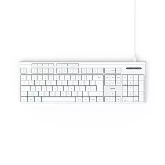 HAMA 173053, BILLENTYŰZET "CK-200",USB, FEHÉR