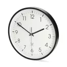Nedis CLWA6226BK rádióvezérelt óra, 30 cm átmérő,  műanyag, csendes szerkezet