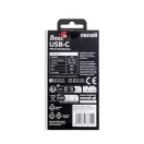 MAXELL Fülhallgató, EB10 BASS13, In-ear, fekete, USB-C