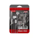 MAXELL Fülhallgató, IN-BAX, fehér, USB-C
