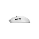 WHITE SHARK PRÉMIUM GM-9010W MAXIMUS-W vezeték nélküli gamer egér, 26.000 dpi, fehér