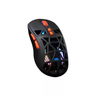   BARACUDA BGM-091B SEAL-B vezetékes gamer egér, 12800 dpi, fekete
