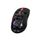 BARACUDA BGM-091B SEAL-B vezetékes gamer egér, 12800 dpi, fekete