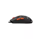 BARACUDA BGM-091B SEAL-B vezetékes gamer egér, 12800 dpi, fekete