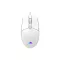 BARACUDA BGM-112W CRAB-W vezetékes gamer egér, 3600dpi, fehér