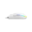 BARACUDA BGM-112W CRAB-W vezetékes gamer egér, 3600dpi, fehér