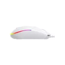 BARACUDA BGM-112W CRAB-W vezetékes gamer egér, 3600dpi, fehér