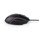 Nedis GMWD510BK gamer egér, állítható 800 / 1200 / 2400 / 3200 / 4800 / 7200 dpi | Gombok száma: 6 | RGB