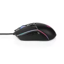 Nedis GMWD510BK gamer egér, állítható 800 / 1200 / 2400 / 3200 / 4800 / 7200 dpi | Gombok száma: 6 | RGB