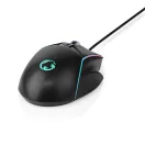 Nedis GMWD510BK gamer egér, állítható 800 / 1200 / 2400 / 3200 / 4800 / 7200 dpi | Gombok száma: 6 | RGB