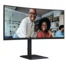 AOC Ívelt VA 120Hz monitor 34" CU34E4CV, 3440x1440, 21:9, 4ms, 350cd/m2, DisplayPort/2xHDMI/4xUSB-A, áll.mag., hangszóró