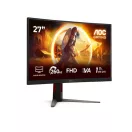 AOC Ívelt Gaming VA monitor C27G4Z2 27", 1920x1080, 16:9, 300cd/m2, 1ms, 2xHDMI/DisplayPort, áll.mag., 260Hz